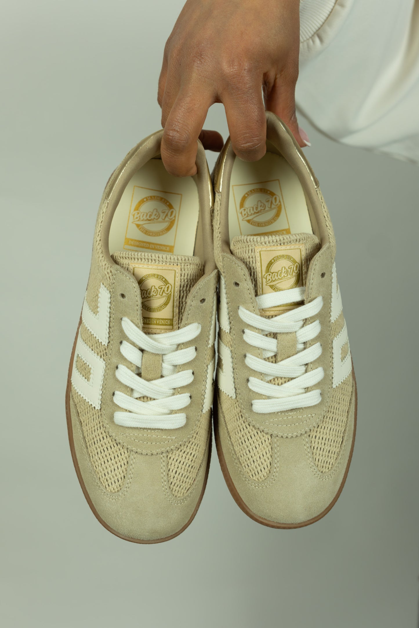 SNEAKERS BACK 70 GHOST BEIGE