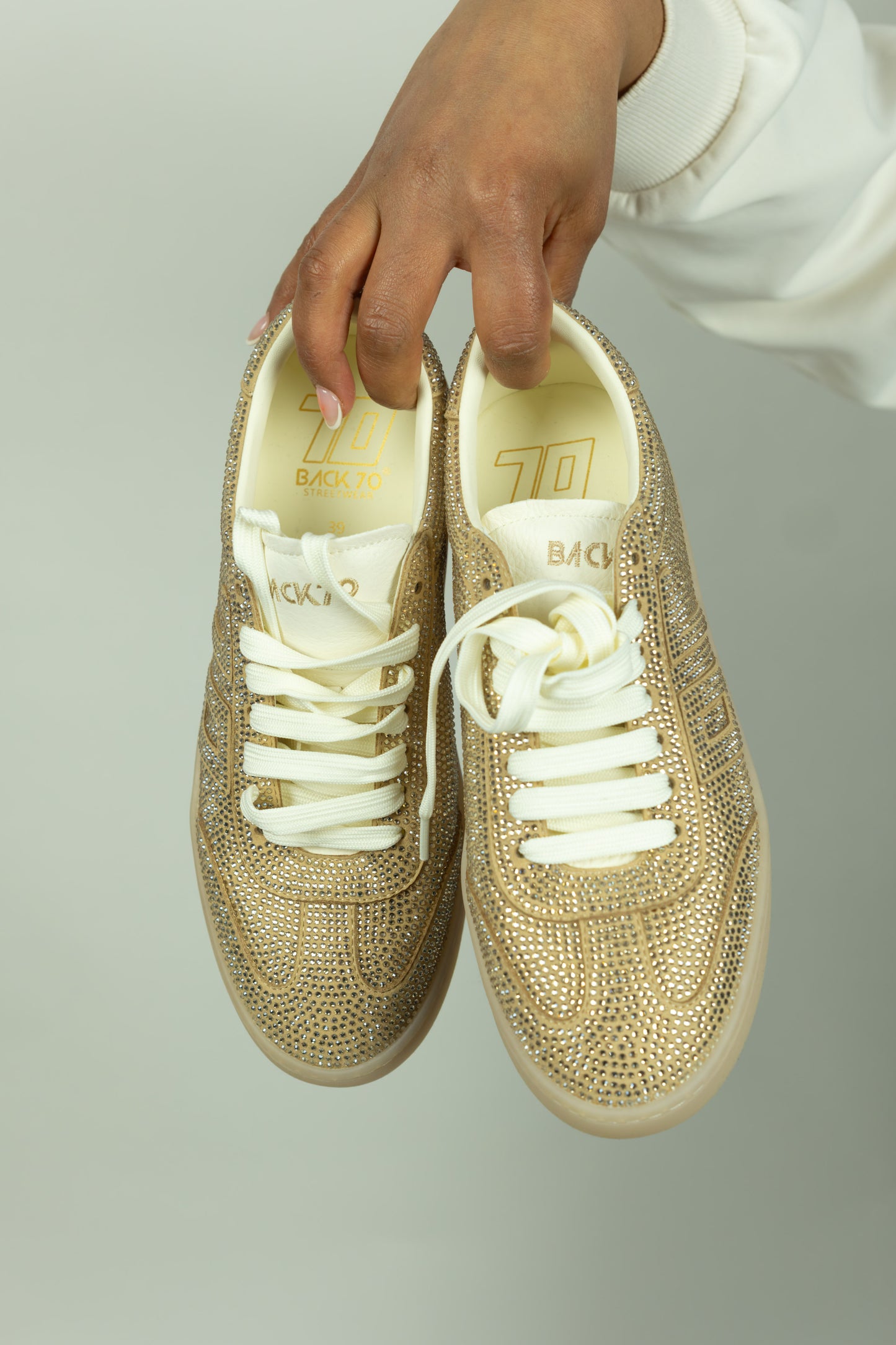 SNEAKERS BACK 70 STRASS