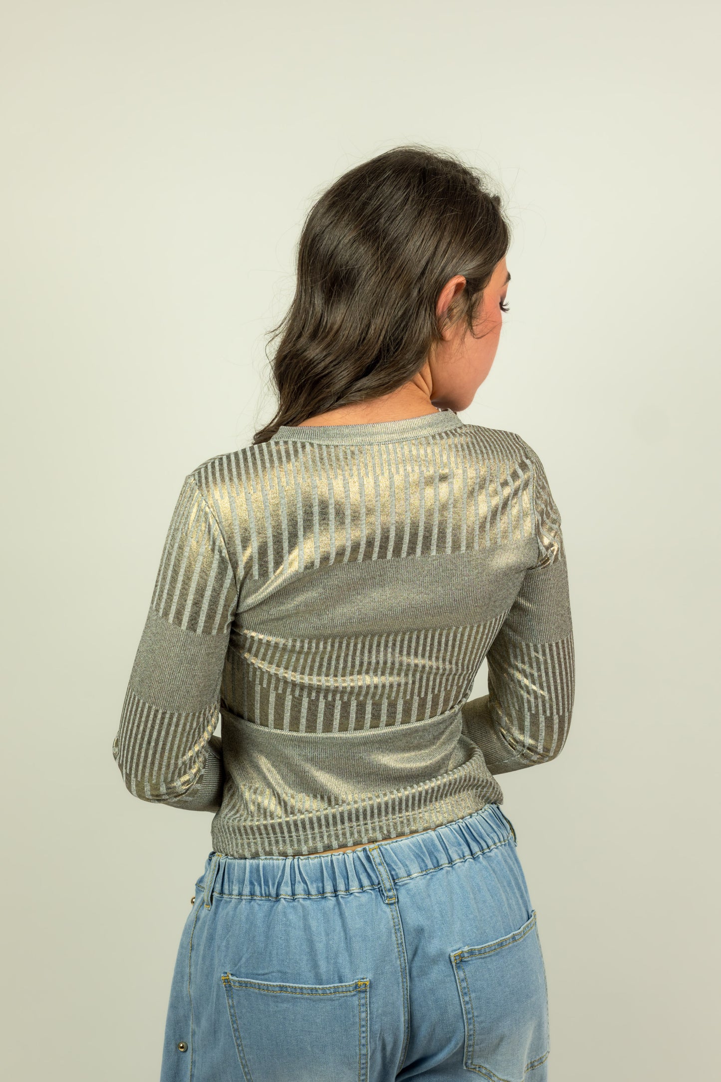 MAGLIA GUESS SPALMATA MANICA LUNGA