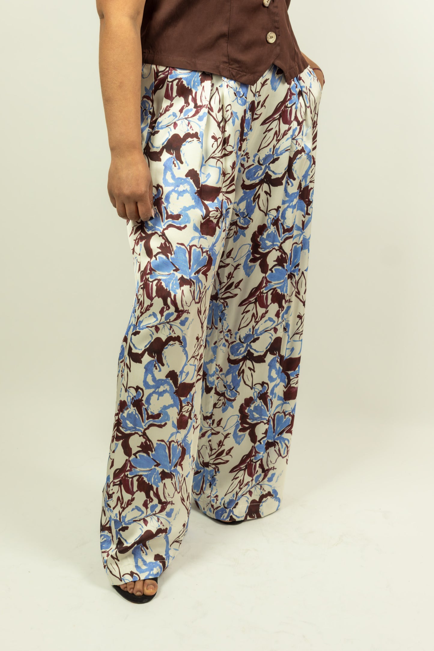 PANTALONE FANTASIA FIORI MEME ROAD