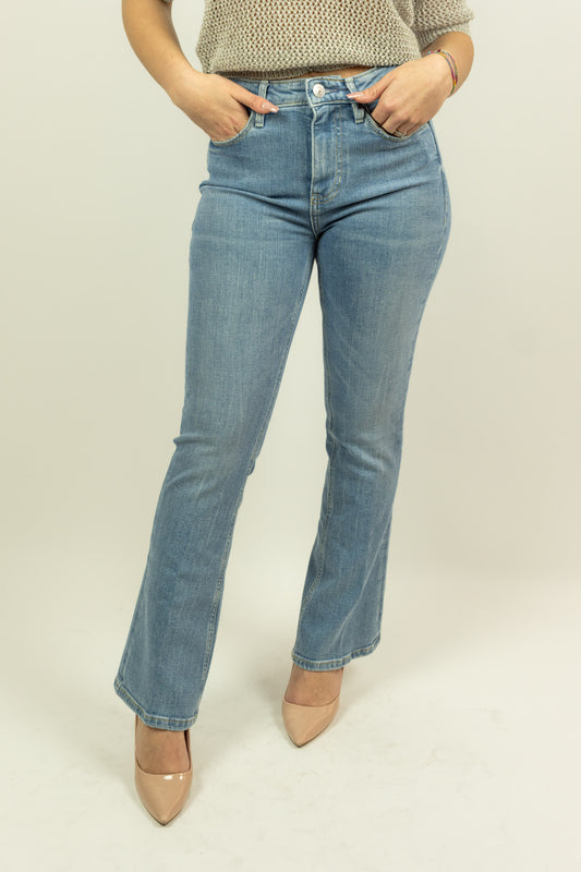 JEANS GUESS SEXY FLARE AZZURRO