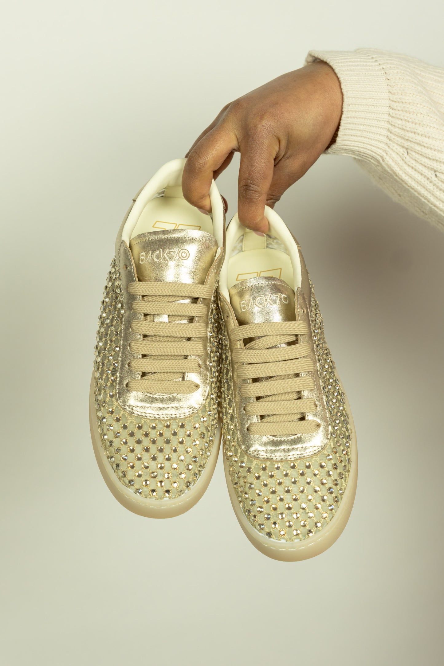 SNEAKERS BACK 70 GLAM STRASS