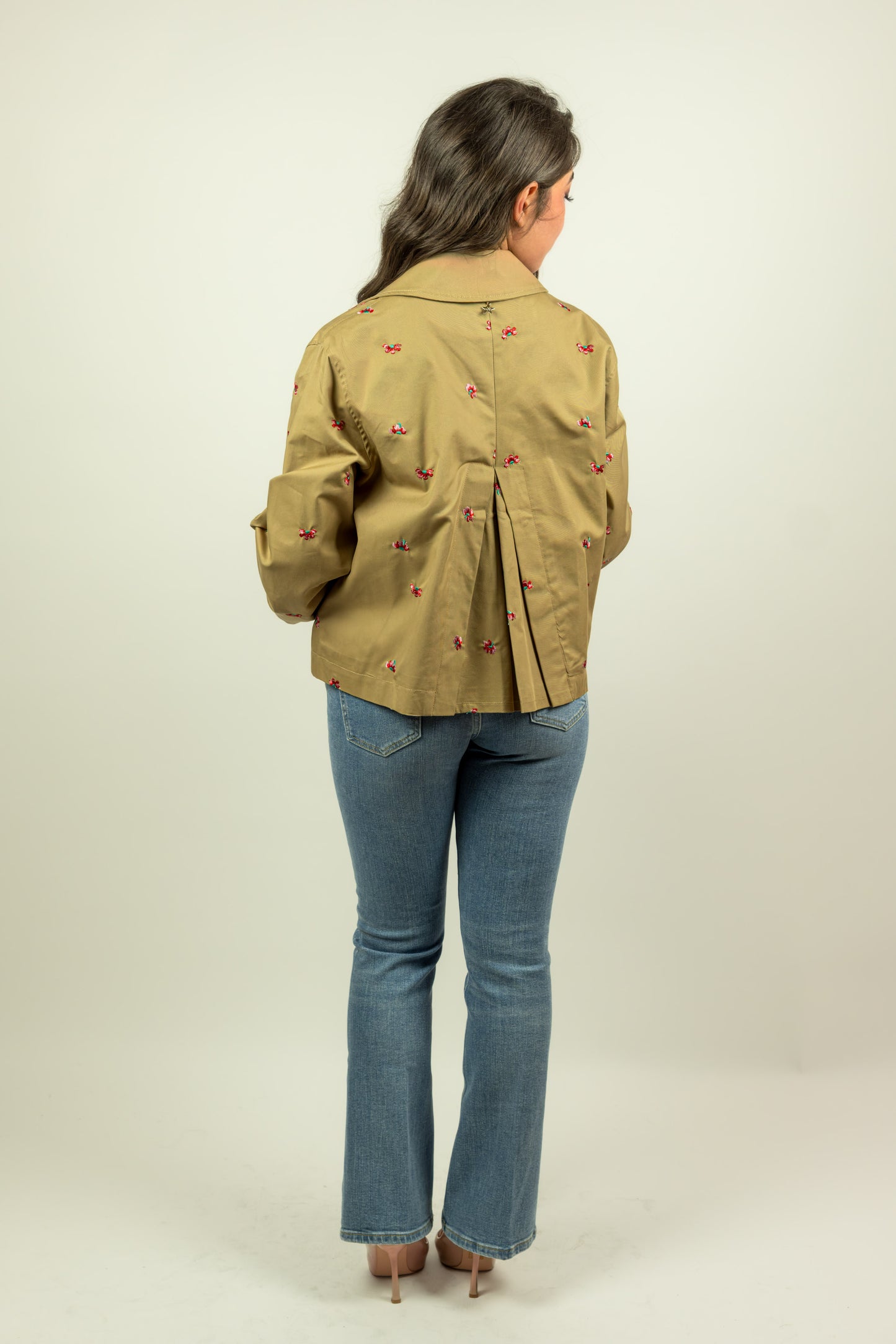 TRENCH CORTO FIORI SOUVENIR