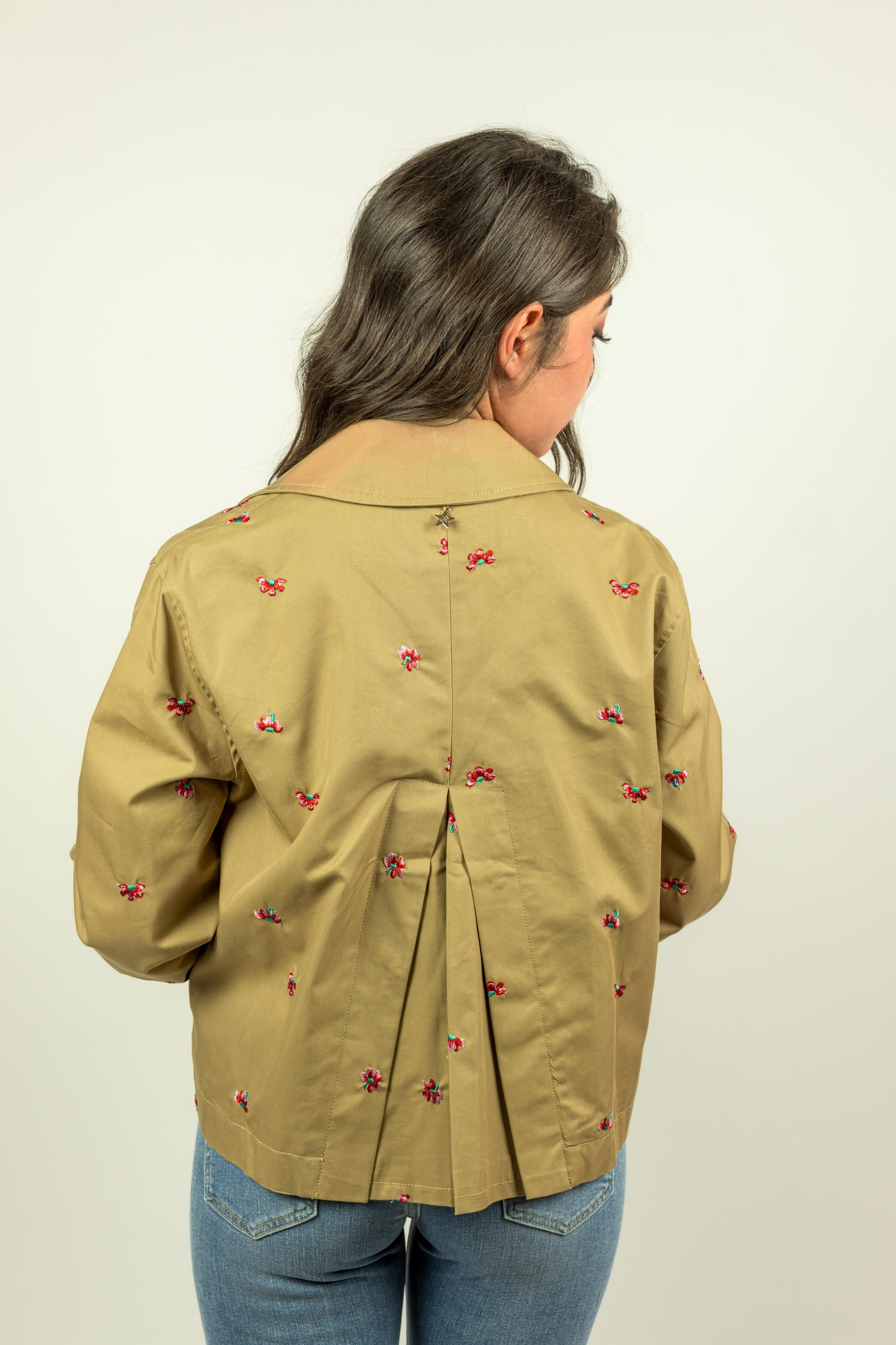 TRENCH CORTO FIORI SOUVENIR