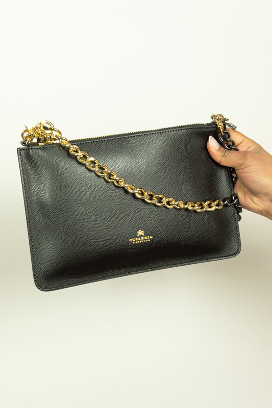 BORSA ALICE CUOIERIA FIORENTINA NERA