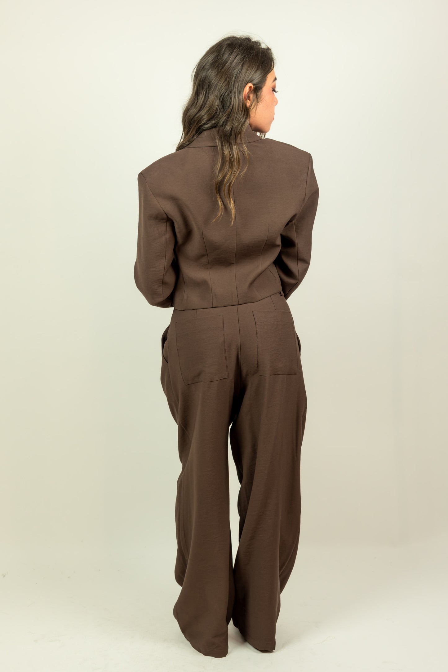 PANTALONE MARRONE TAILLEUR SOUVENIR