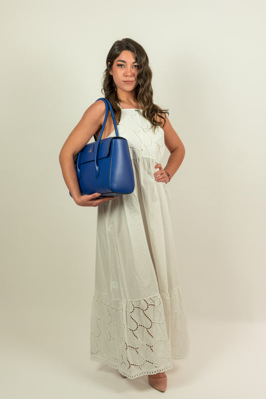 ABITO BIANCO CON RICAMI MEME ROAD