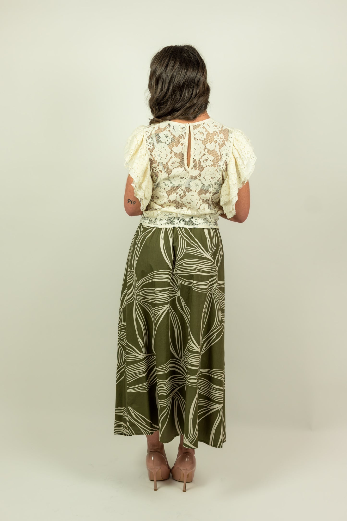 CAMICIA RICAMI PANNA MEME ROAD