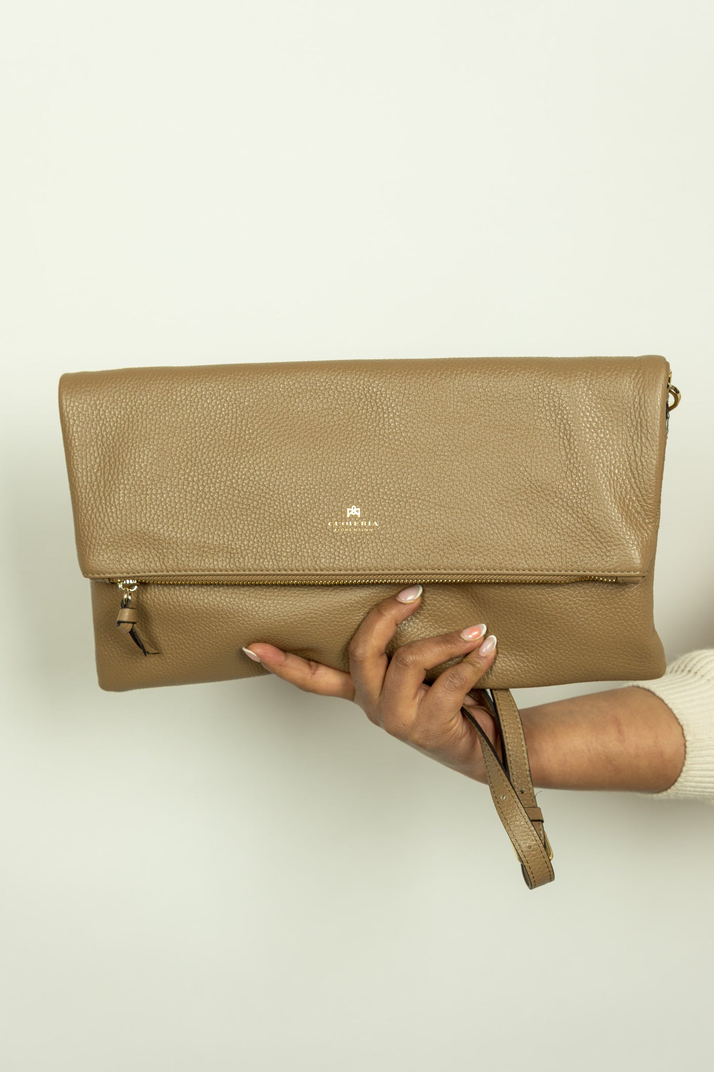 BORSA MAXI CLUTCH VELVET CUOIERIA FIORENTINA