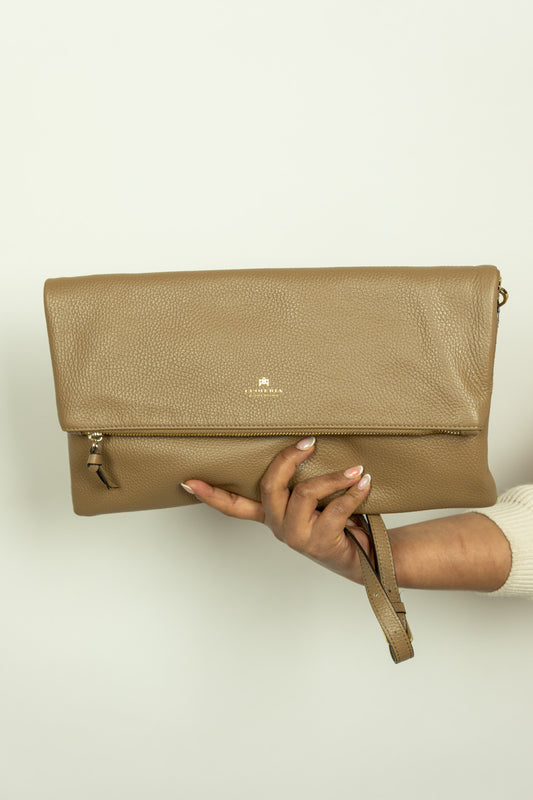 BORSA MAXI CLUTCH VELVET CUOIERIA FIORENTINA