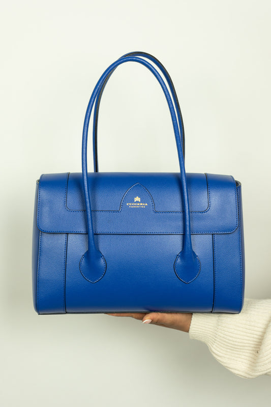 BORSA BLU CUOIERIA FIORENTINA ASTRID