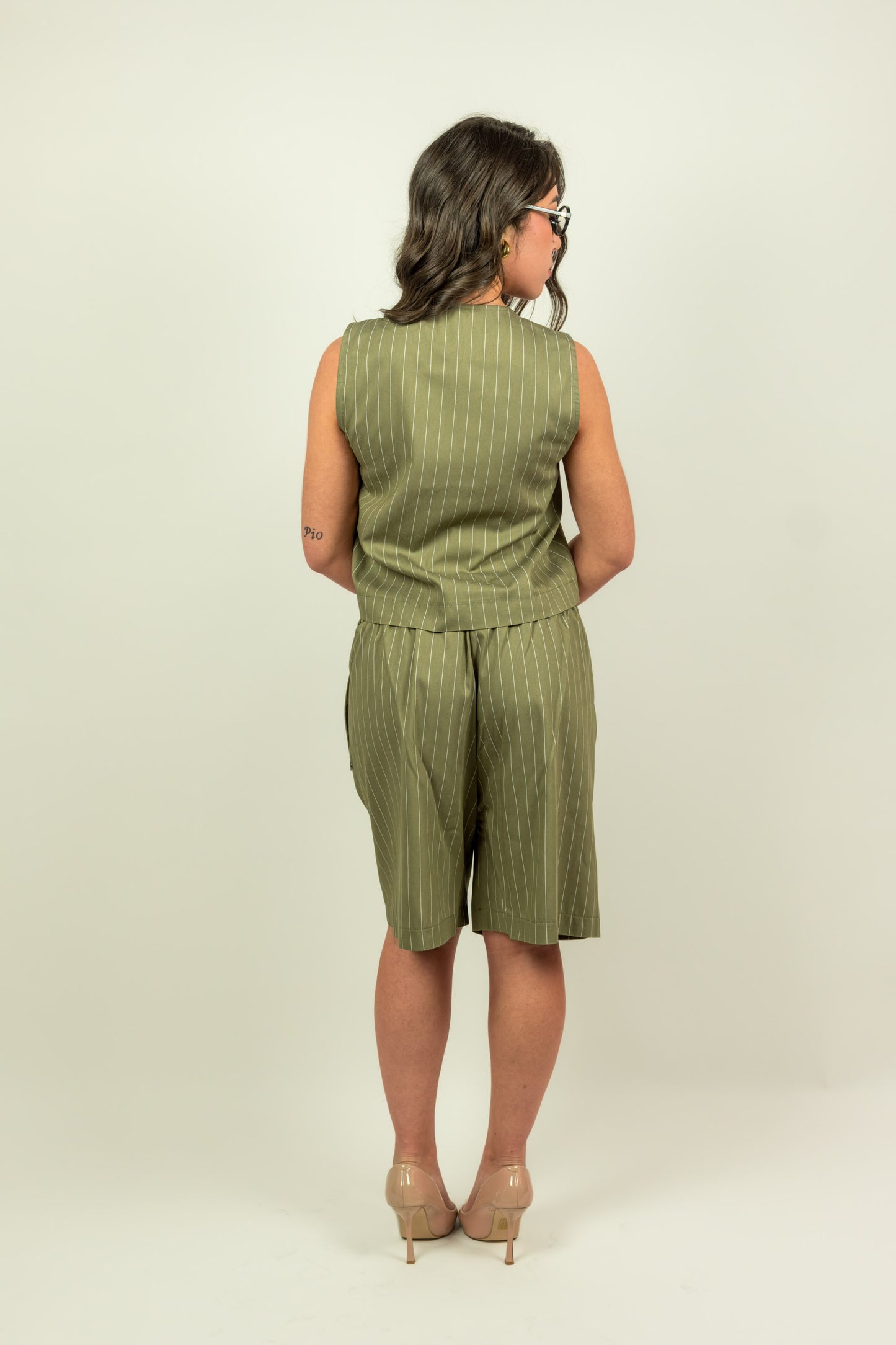 GILET MEME ROAD VERDE GESSATO