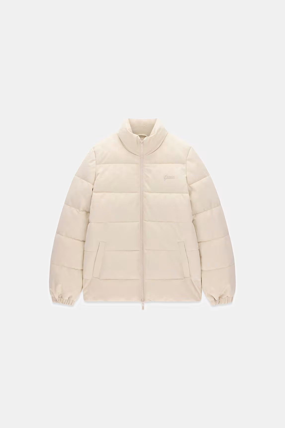 PIUMINO CON LOGO GUESS BIANCO