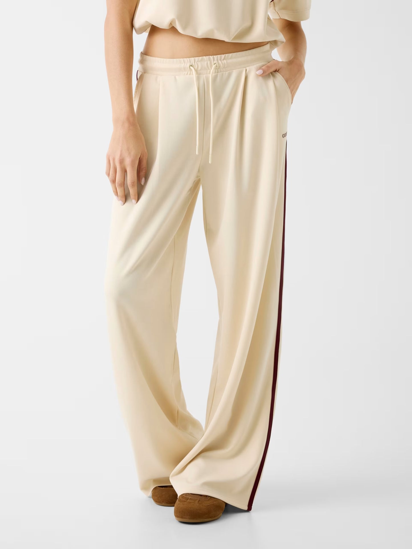 PANTALONI A GAMBA LARGA GUESS