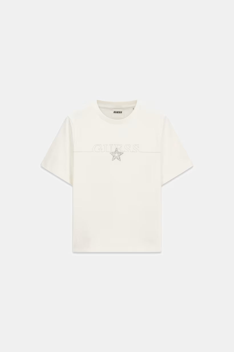 T-SHIRT GUESS BIANCA AGENA SS