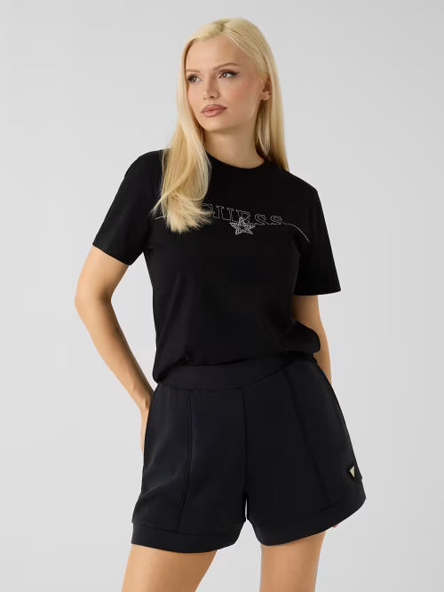 T-SHIRT GUESS NERA STELLA AGENA SS