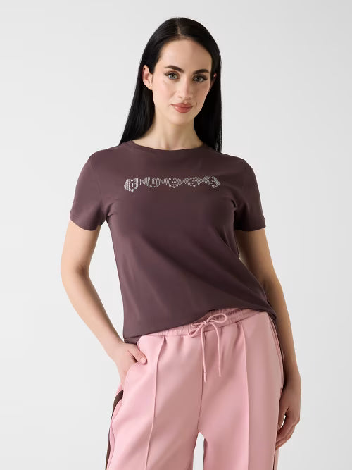 T-SHIRT GUESS PRUGNA LUNITA CN SS