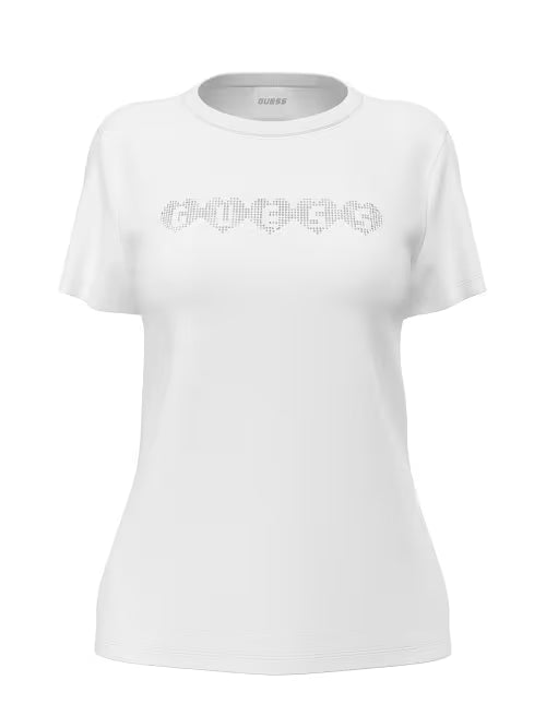 T-SHIRT GUESS BIANCA LUNITA CN SS