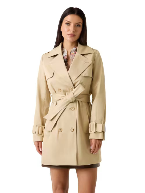 TRENCH GUESS BEIGE LUNGO