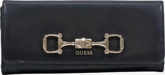 PORTAFOGLIO DONNA CON PATTA GUESS NERO