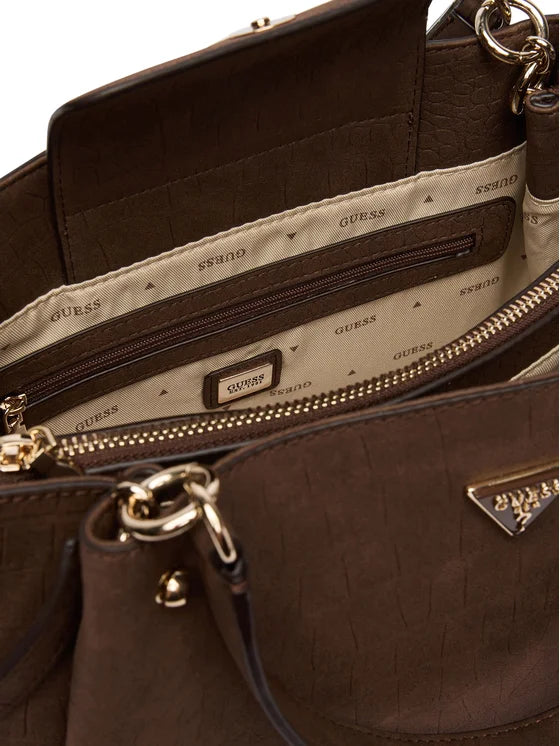 BORSA GUESS LORELLA MARRONE