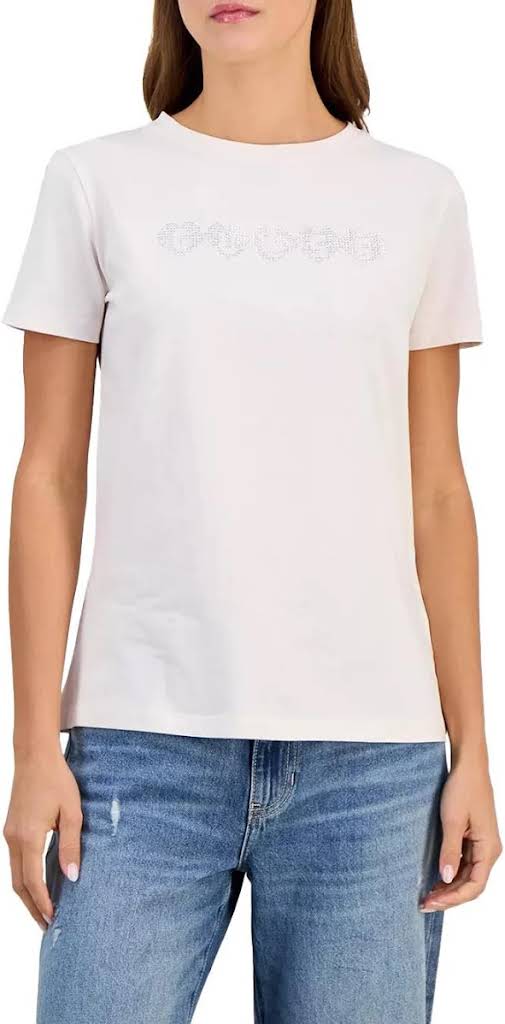 T-SHIRT GUESS BIANCA LUNITA CN SS
