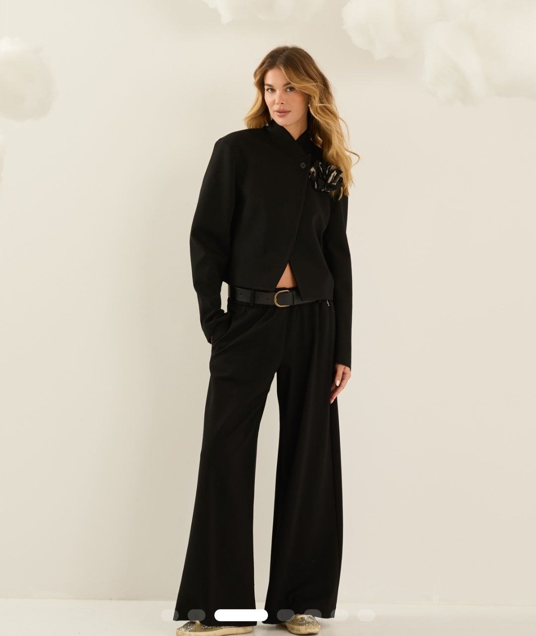 PANTALONE NERO COMPLETO SOUVENIR
