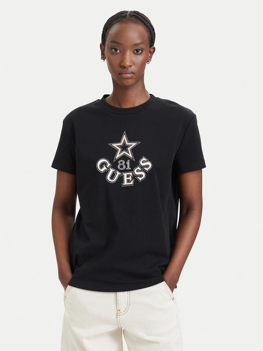 ELETTRA T-SHIRT GUESS NERA