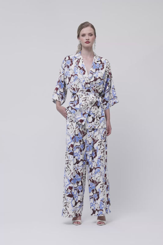 PANTALONE FIORI MEME ROAD