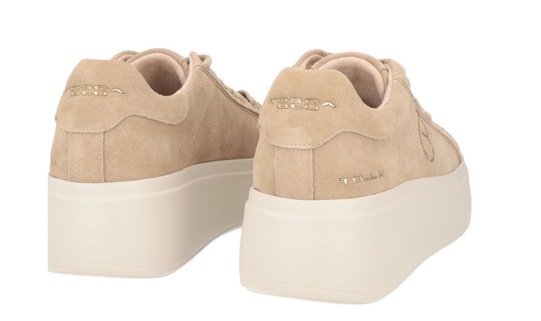 SNEAKER DAZZLING IN SUEDE TOSCA BLU