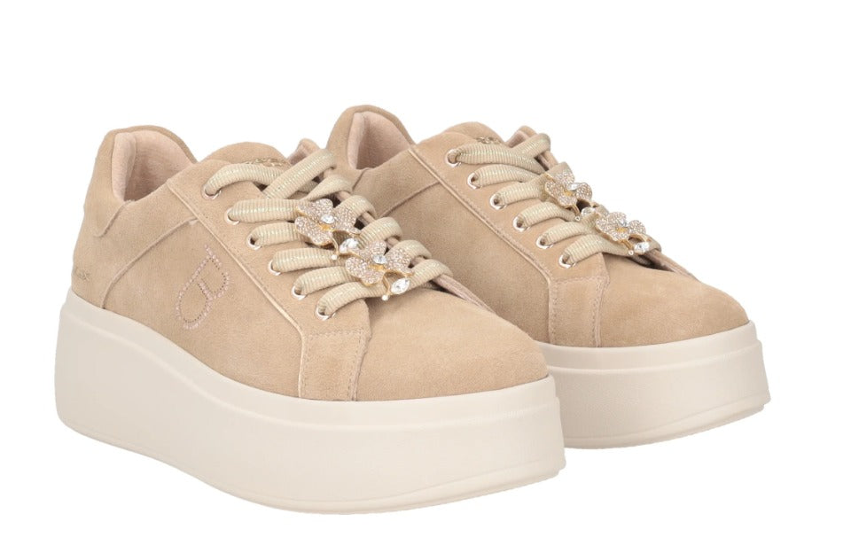 SNEAKER DAZZLING IN SUEDE TOSCA BLU