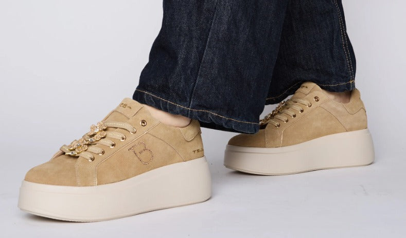 SNEAKER DAZZLING IN SUEDE TOSCA BLU