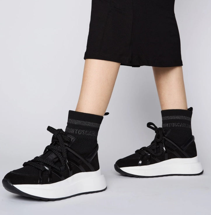 SNEAKER CHILL OUT IN TESSUTO TOSCA BLU