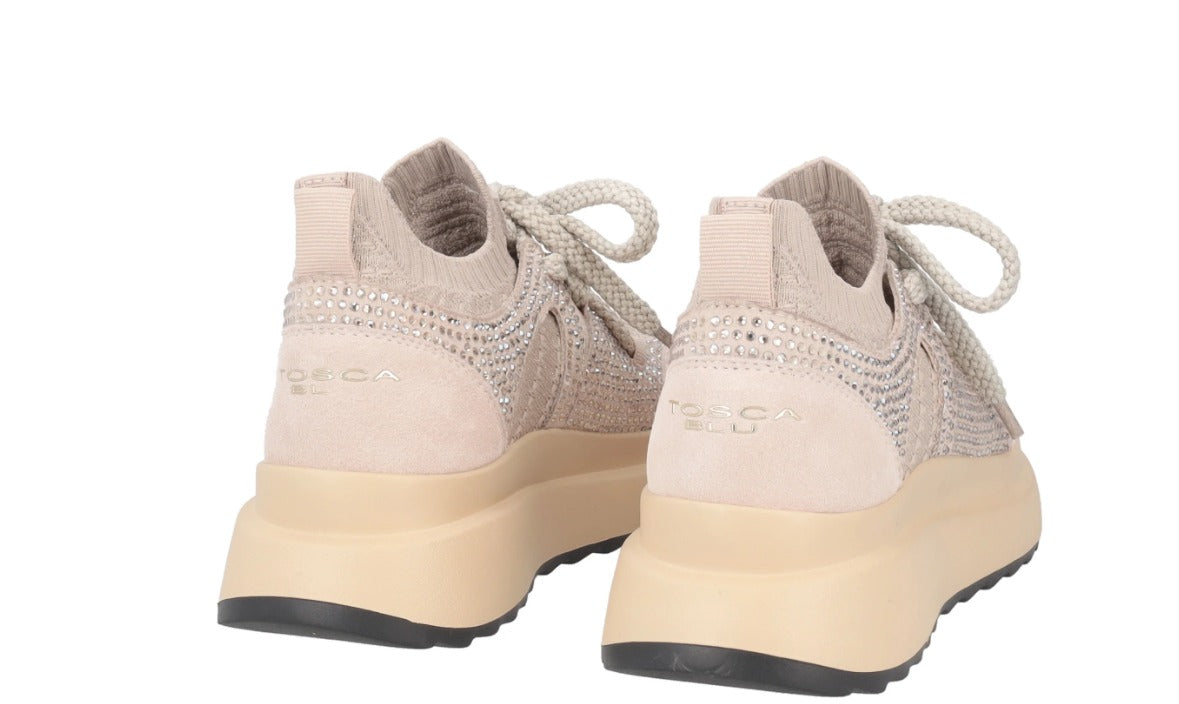 SNEAKER CHILL OUT CON MICROSTRASS TOSCA BLU